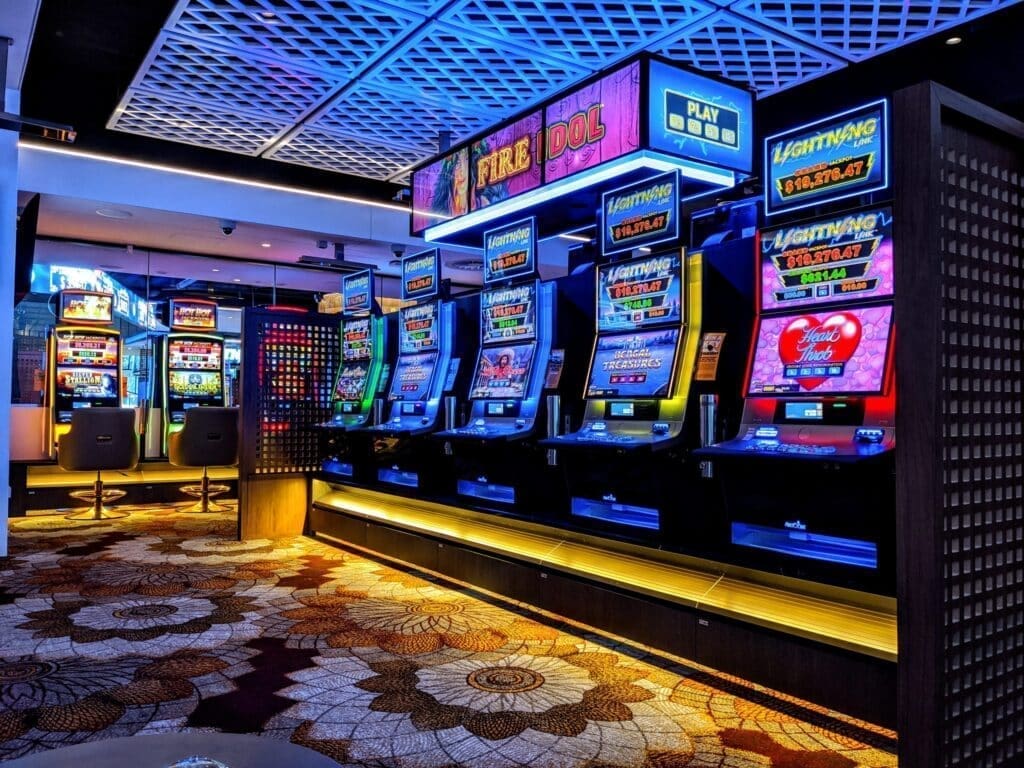 Parramatta RSL Gaming bases and screens 2